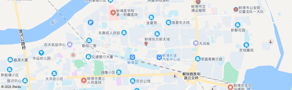 蚌埠凤阳路解放路_公交站地图_蚌埠公交_妙搜公交查询2024