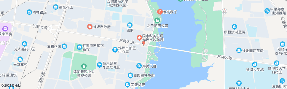 蚌埠龙湖大桥西_公交站地图_蚌埠公交_妙搜公交查询2024