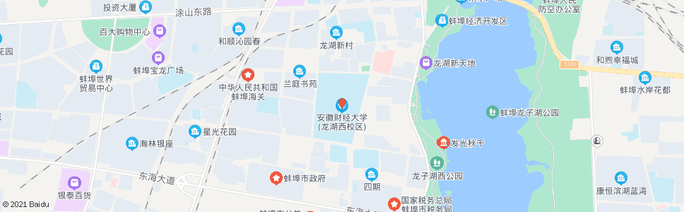 蚌埠财经大学_公交站地图_蚌埠公交_妙搜公交查询2024