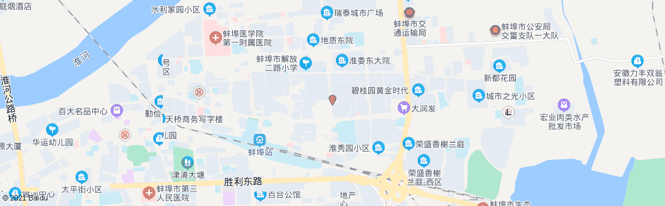 蚌埠大明沟_公交站地图_蚌埠公交_妙搜公交查询2024