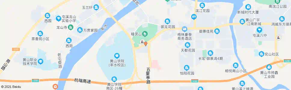 黄山山语人家_公交站地图_黄山公交_妙搜公交查询2024