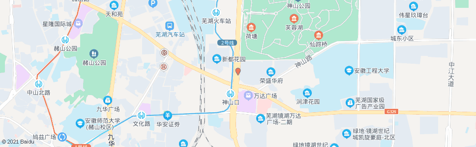 芜湖神山口(北)_公交站地图_芜湖公交_妙搜公交查询2024