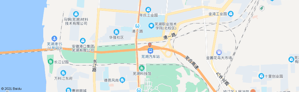 芜湖高速桥_公交站地图_芜湖公交_妙搜公交查询2024