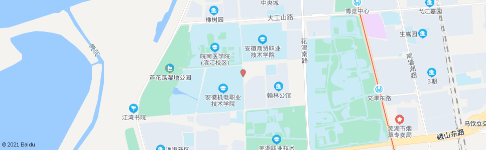 芜湖高校园_公交站地图_芜湖公交_妙搜公交查询2024
