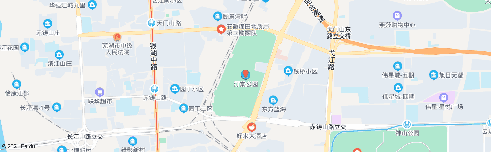 芜湖汀棠公园(南)_公交站地图_芜湖公交_妙搜公交查询2024