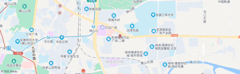 芜湖第五人民医院(南)_公交站地图_芜湖公交_妙搜公交查询2024
