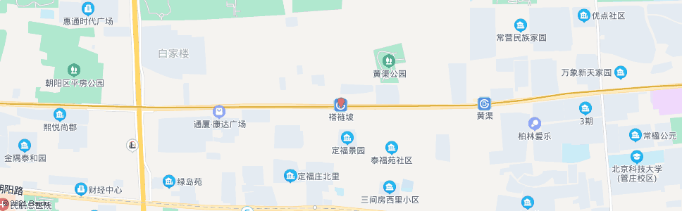 北京褡裢坡村_公交站地图_北京公交_妙搜公交查询2024