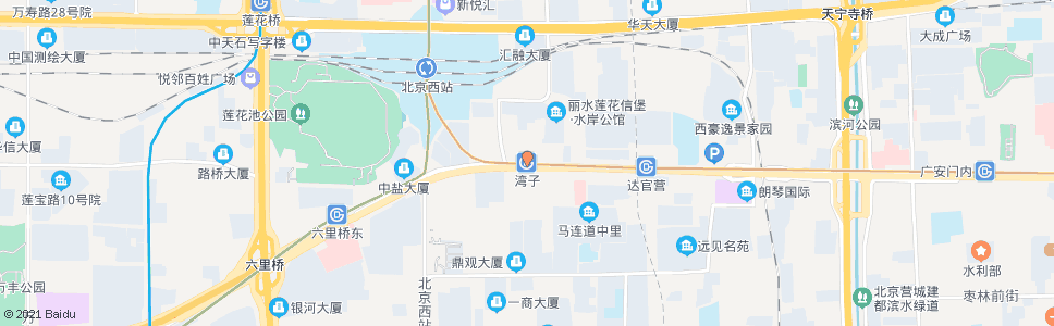 北京湾子站_公交站地图_北京公交_妙搜公交查询2024