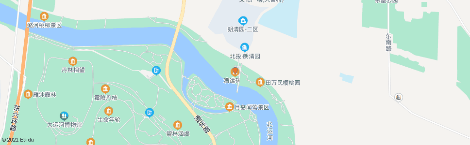 北京漕运码头_公交站地图_北京公交_妙搜公交查询2024