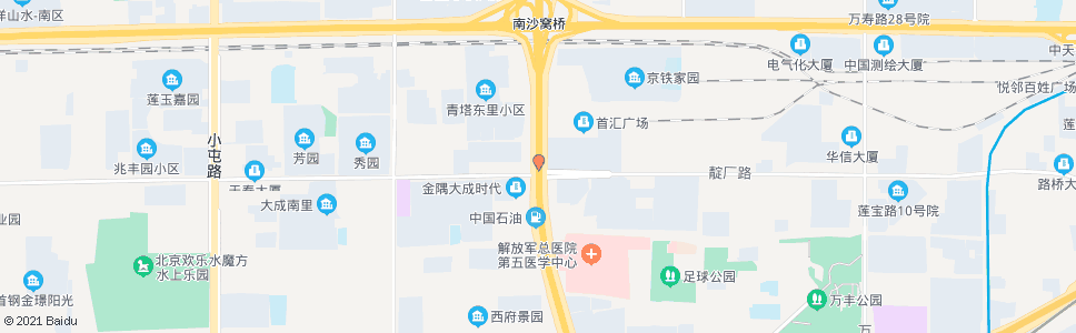 北京郑常庄(东行)_公交站地图_北京公交_妙搜公交查询2024