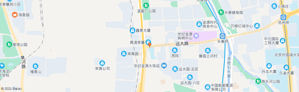 北京远大路西口_公交站地图_北京公交_妙搜公交查询2024