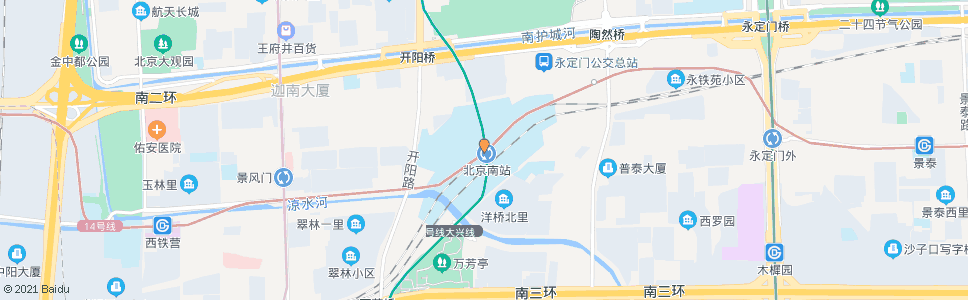 北京大鲁店南_公交站地图_北京公交_妙搜公交查询2024