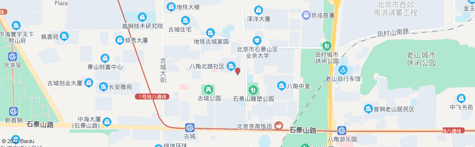 北京八角路_公交站地图_北京公交_妙搜公交查询2024