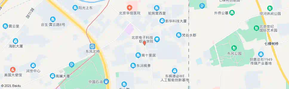 北京南十里居_公交站地图_北京公交_妙搜公交查询2024