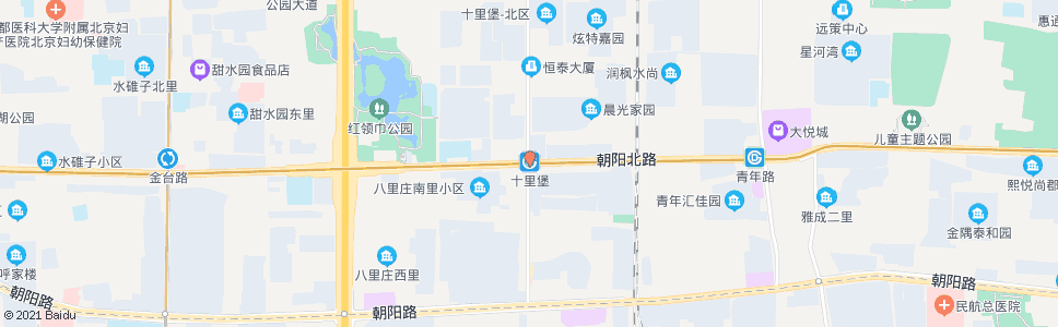 北京十里堡站_公交站地图_北京公交_妙搜公交查询2024