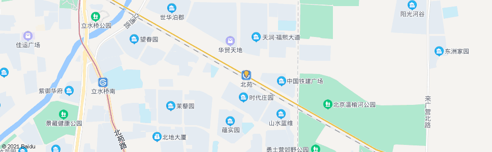 北京北苑_公交站地图_北京公交_妙搜公交查询2024