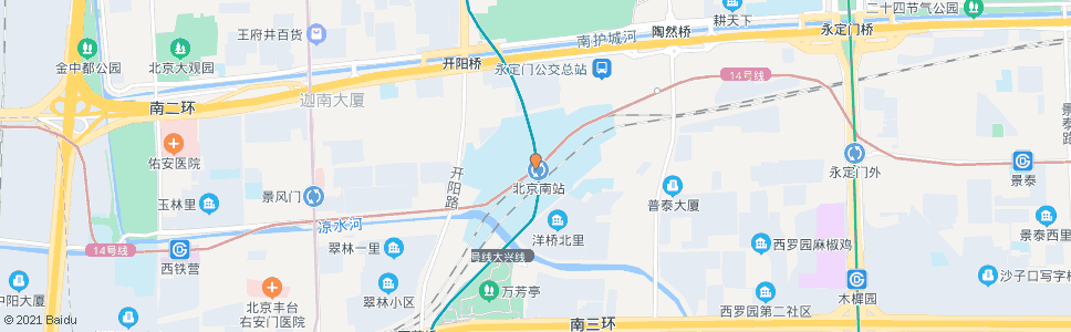 北京南河_公交站地图_北京公交_妙搜公交查询2024