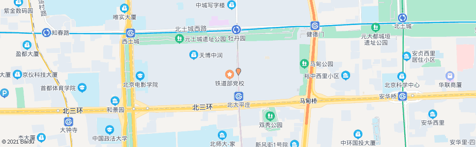 北京北太平桥北_公交站地图_北京公交_妙搜公交查询2024