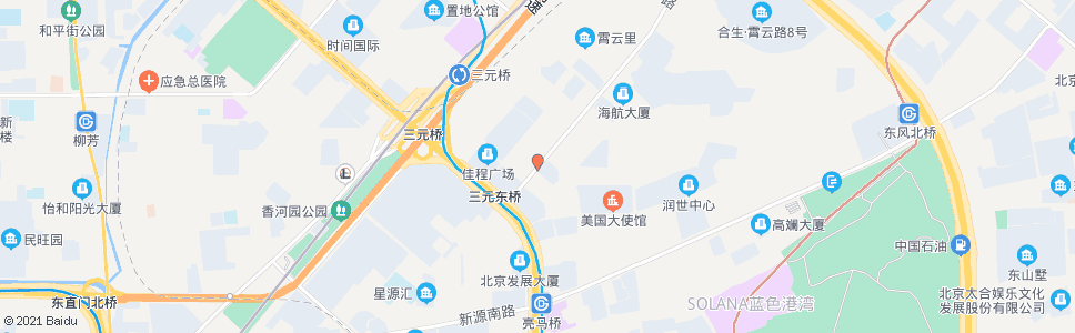 北京三元庵_公交站地图_北京公交_妙搜公交查询2024