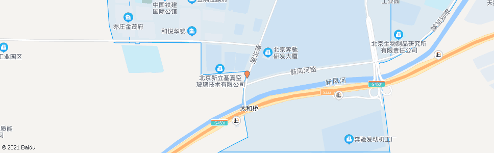 北京太和桥北_公交站地图_北京公交_妙搜公交查询2024