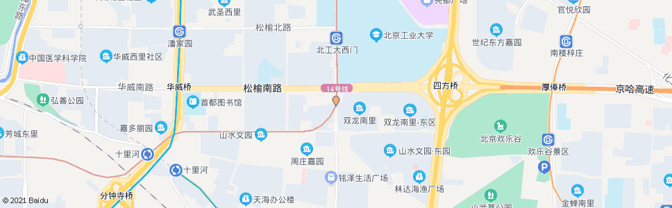 北京南新园_公交站地图_北京公交_妙搜公交查询2024