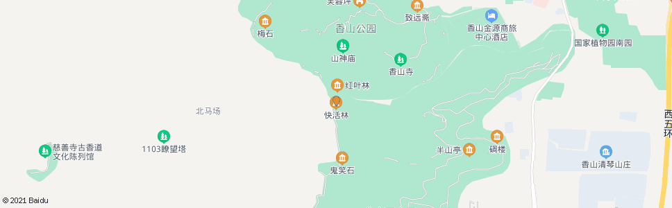 北京快活林_公交站地图_北京公交_妙搜公交查询2024