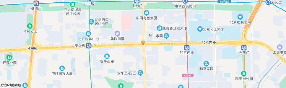 北京安贞桥_公交站地图_北京公交_妙搜公交查询2024
