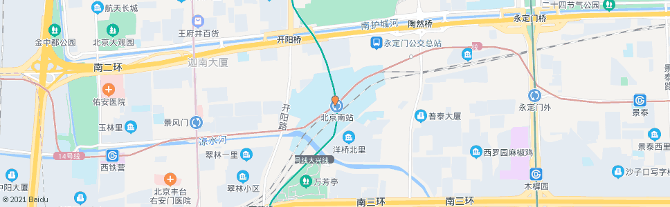 北京马坡南_公交站地图_北京公交_妙搜公交查询2024