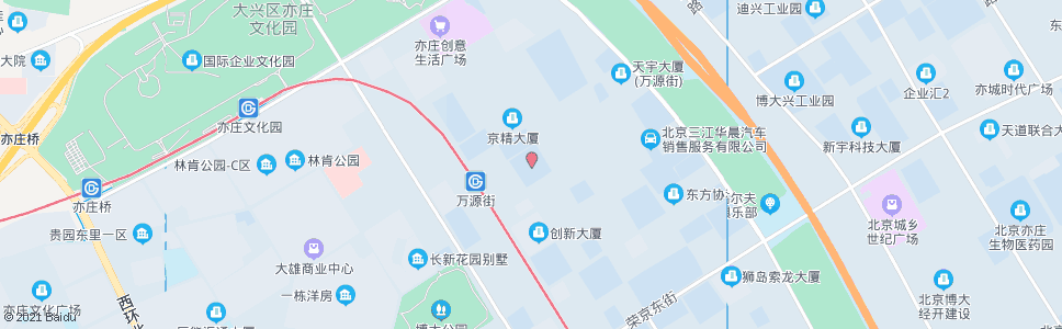 北京工业园_公交站地图_北京公交_妙搜公交查询2024