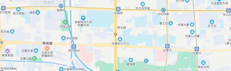 北京航天桥北_公交站地图_北京公交_妙搜公交查询2024