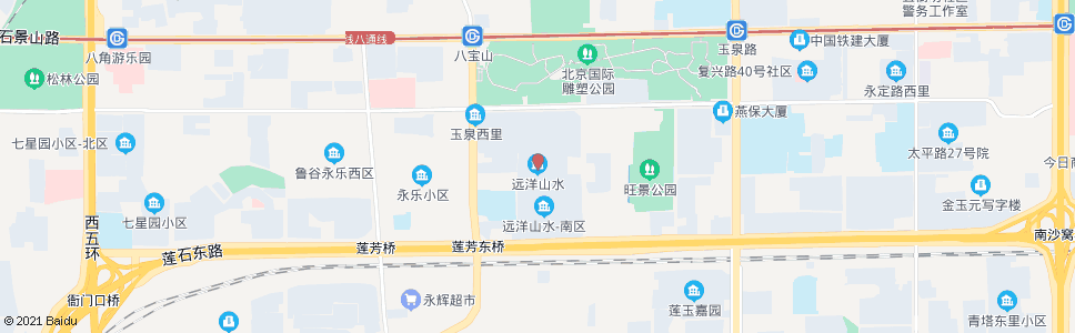 北京鲁谷(远洋山水)_公交站地图_北京公交_妙搜公交查询2024