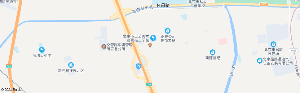 北京白浮_公交站地图_北京公交_妙搜公交查询2024