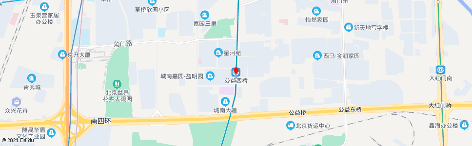 北京公益桥_公交站地图_北京公交_妙搜公交查询2024
