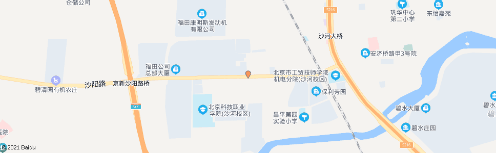 北京沙河西站_公交站地图_北京公交_妙搜公交查询2024
