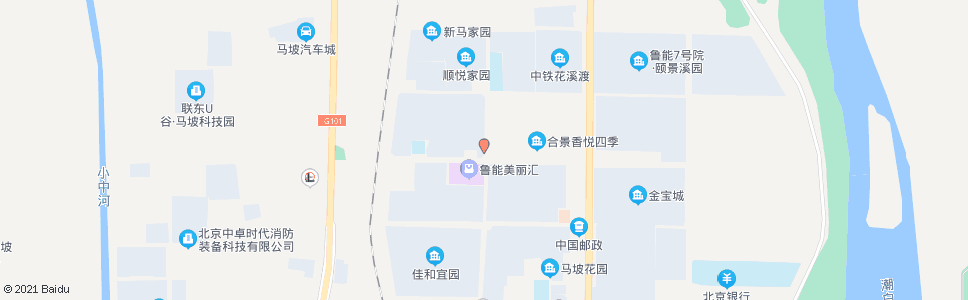 北京马坡二区_公交站地图_北京公交_妙搜公交查询2024