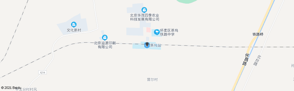 北京茶坞_公交站地图_北京公交_妙搜公交查询2024