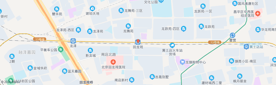 北京回龙观站_公交站地图_北京公交_妙搜公交查询2024