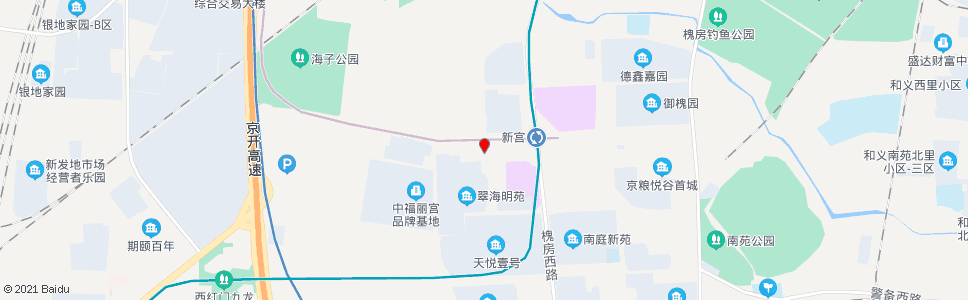 北京新宫村_公交站地图_北京公交_妙搜公交查询2024