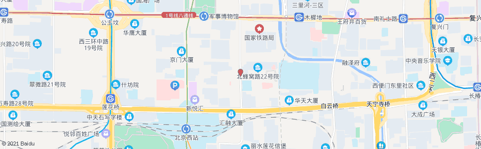 北京北蜂窝路_公交站地图_北京公交_妙搜公交查询2024