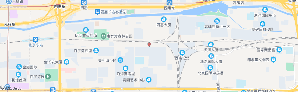 北京百子湾家园_公交站地图_北京公交_妙搜公交查询2024