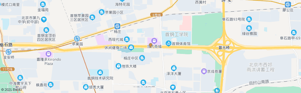 北京杨庄东_公交站地图_北京公交_妙搜公交查询2024