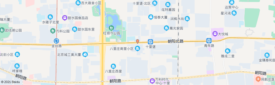 北京南八里庄站_公交站地图_北京公交_妙搜公交查询2024