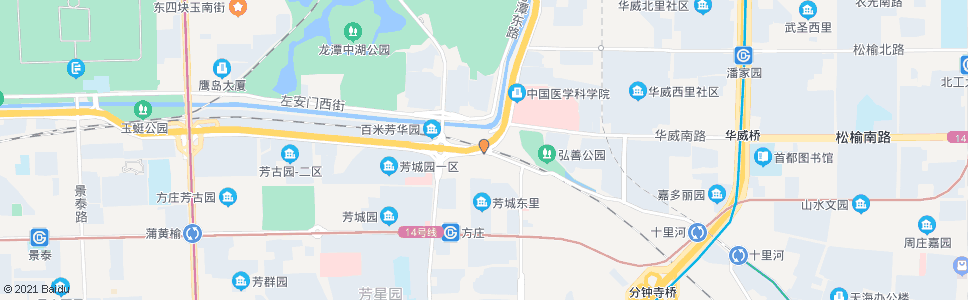 北京左安路_公交站地图_北京公交_妙搜公交查询2024
