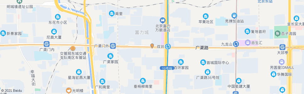 北京双井桥西_公交站地图_北京公交_妙搜公交查询2024