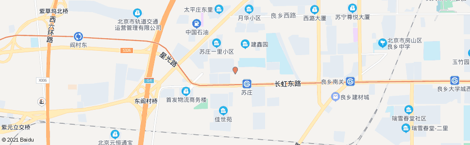 北京苏庄大街_公交站地图_北京公交_妙搜公交查询2024