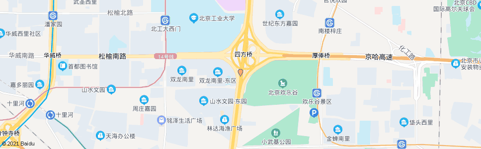 北京弘燕桥(南行)_公交站地图_北京公交_妙搜公交查询2024