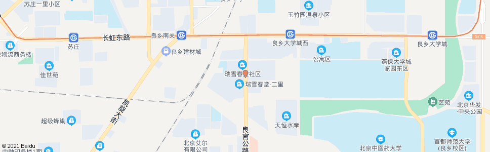 北京瑞雪春堂_公交站地图_北京公交_妙搜公交查询2024