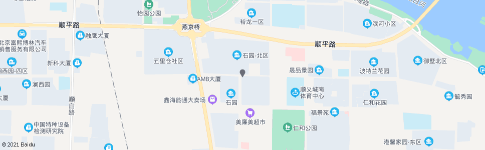 北京石园北区_公交站地图_北京公交_妙搜公交查询2024
