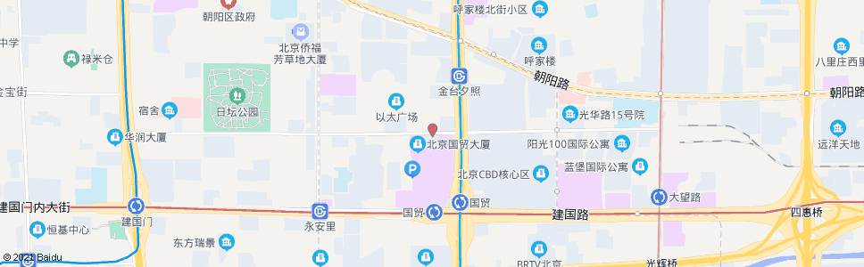 北京光华桥西_公交站地图_北京公交_妙搜公交查询2024
