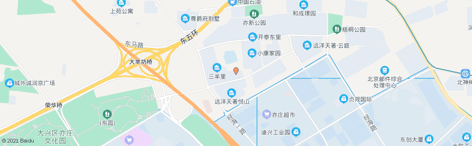 北京三羊里_公交站地图_北京公交_妙搜公交查询2024